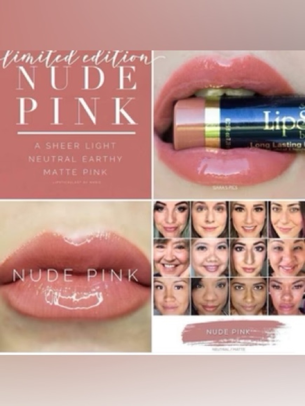 New Sealed Nude Pink LipSense Lip Color